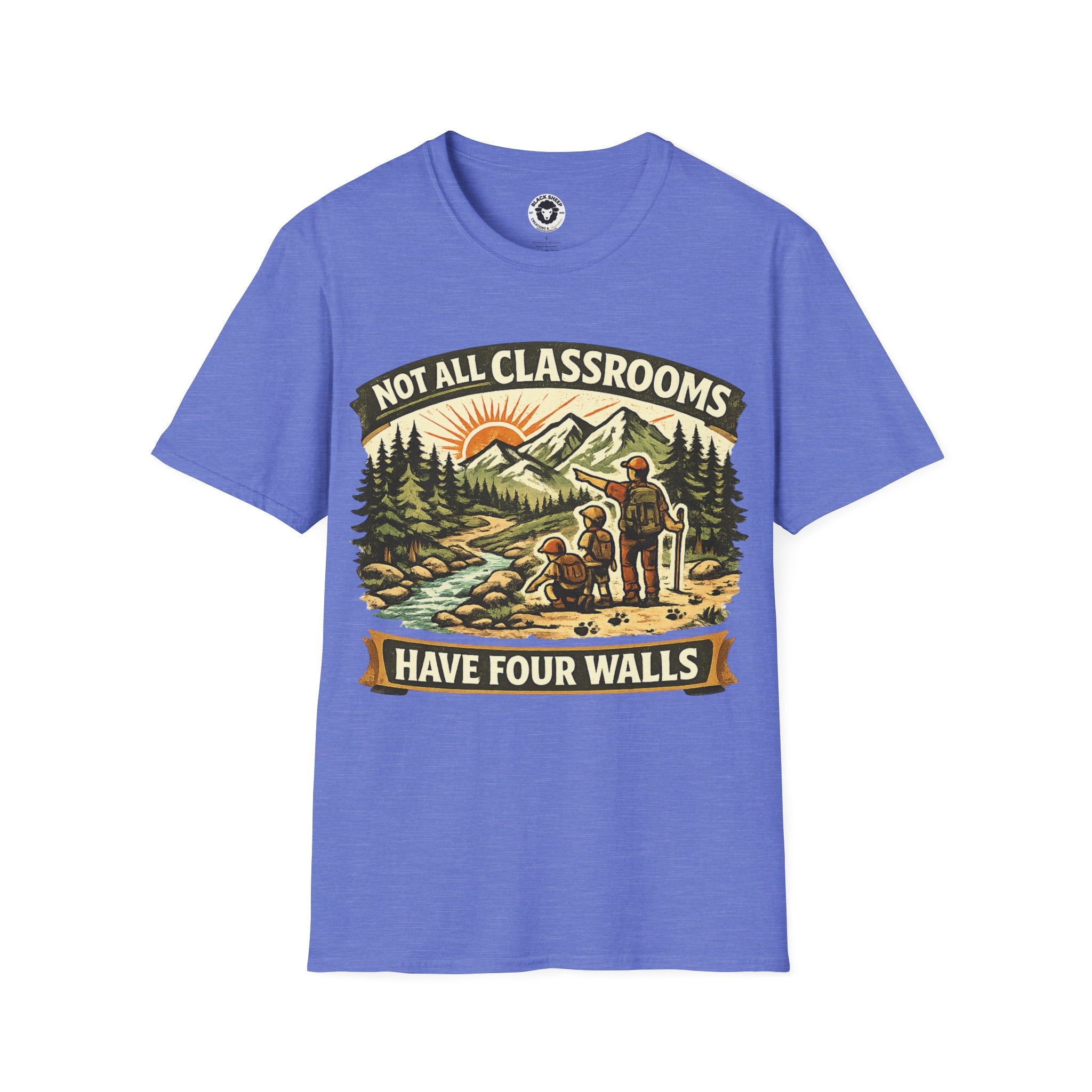 Copy of I'd Rather Be Lost T-Shirt — Adventure Compass Mountain Tee