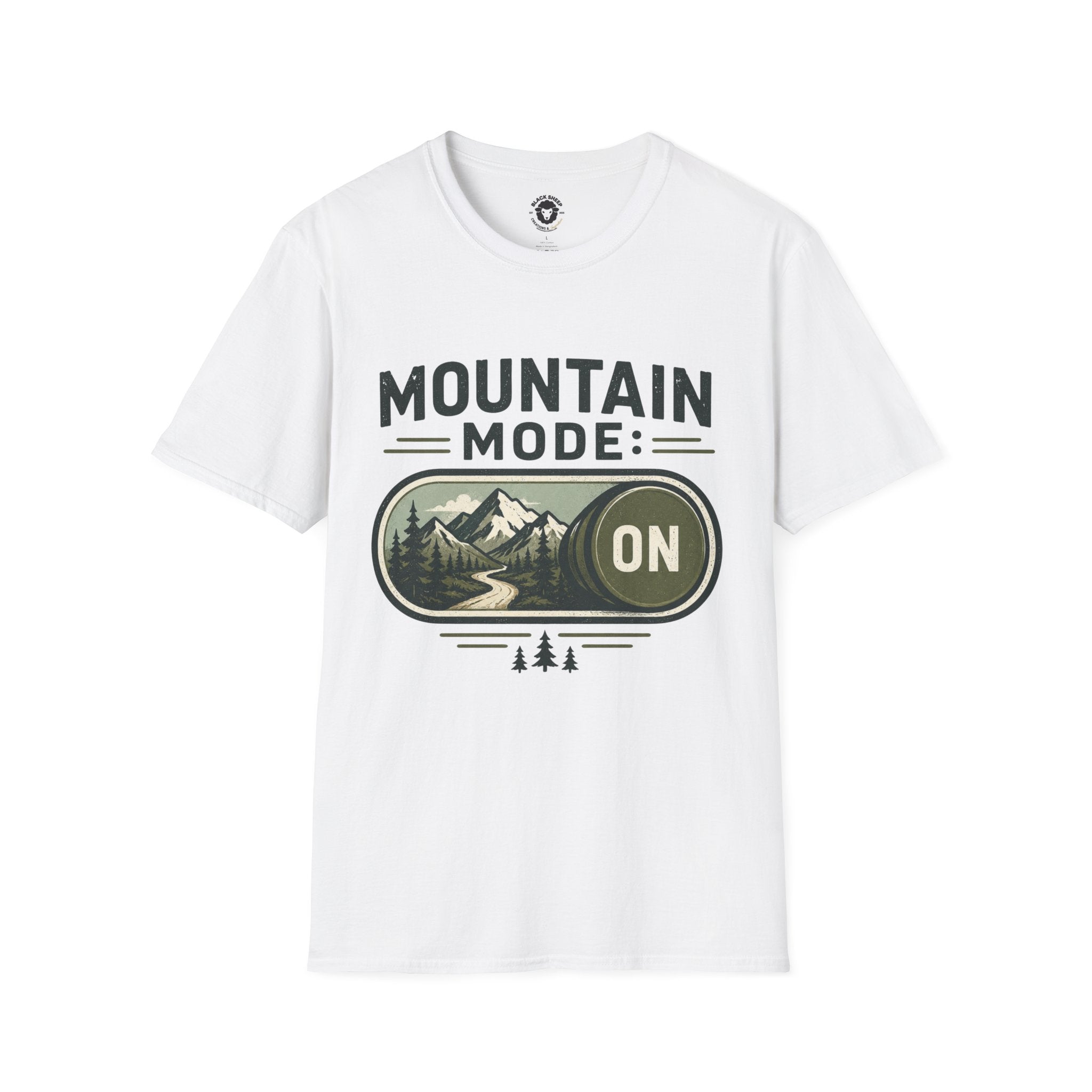 Mountain Mode On T-Shirt — Adventure Graphic Tee for Hikers & Outdoor Lovers