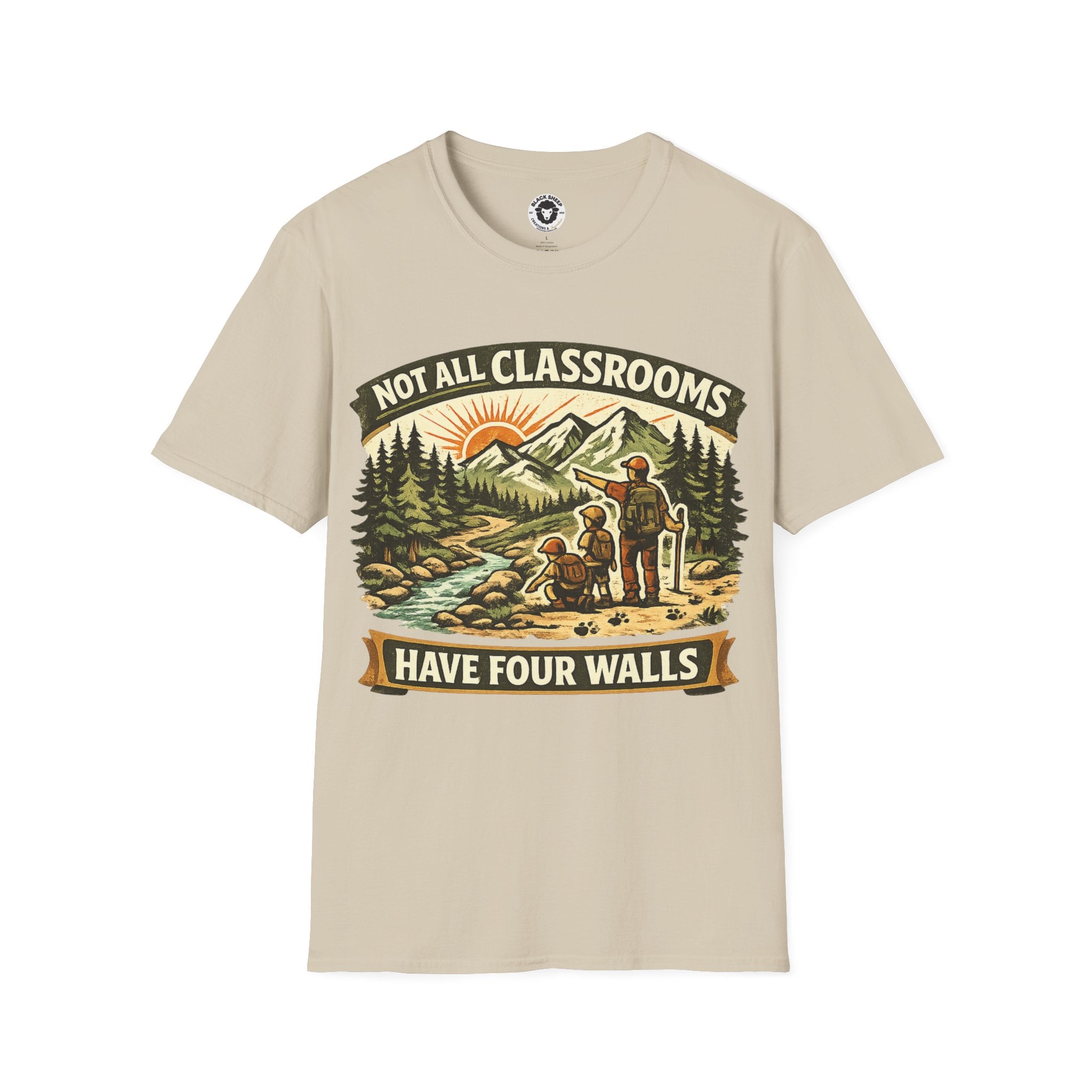 Copy of I'd Rather Be Lost T-Shirt — Adventure Compass Mountain Tee
