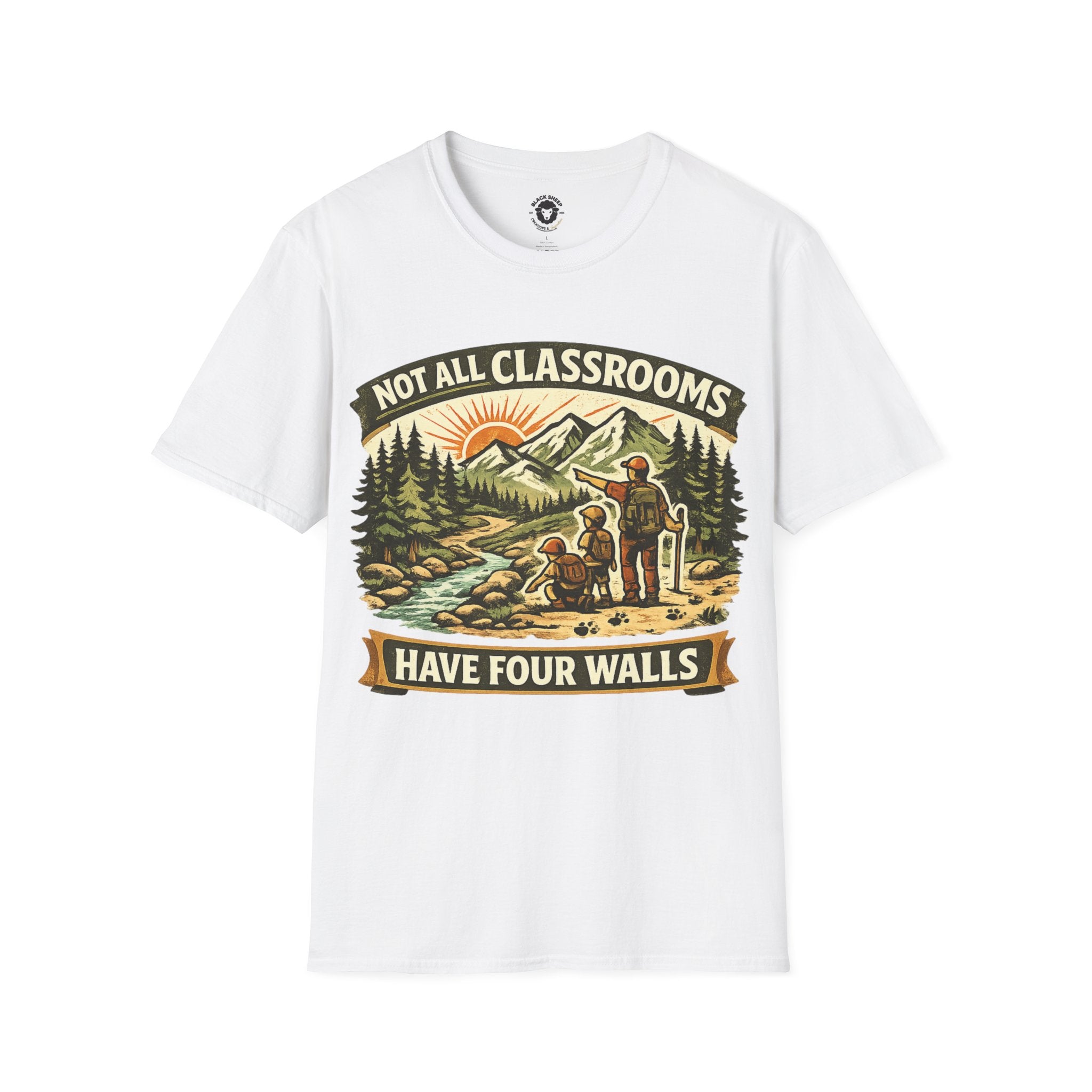 Copy of I'd Rather Be Lost T-Shirt — Adventure Compass Mountain Tee