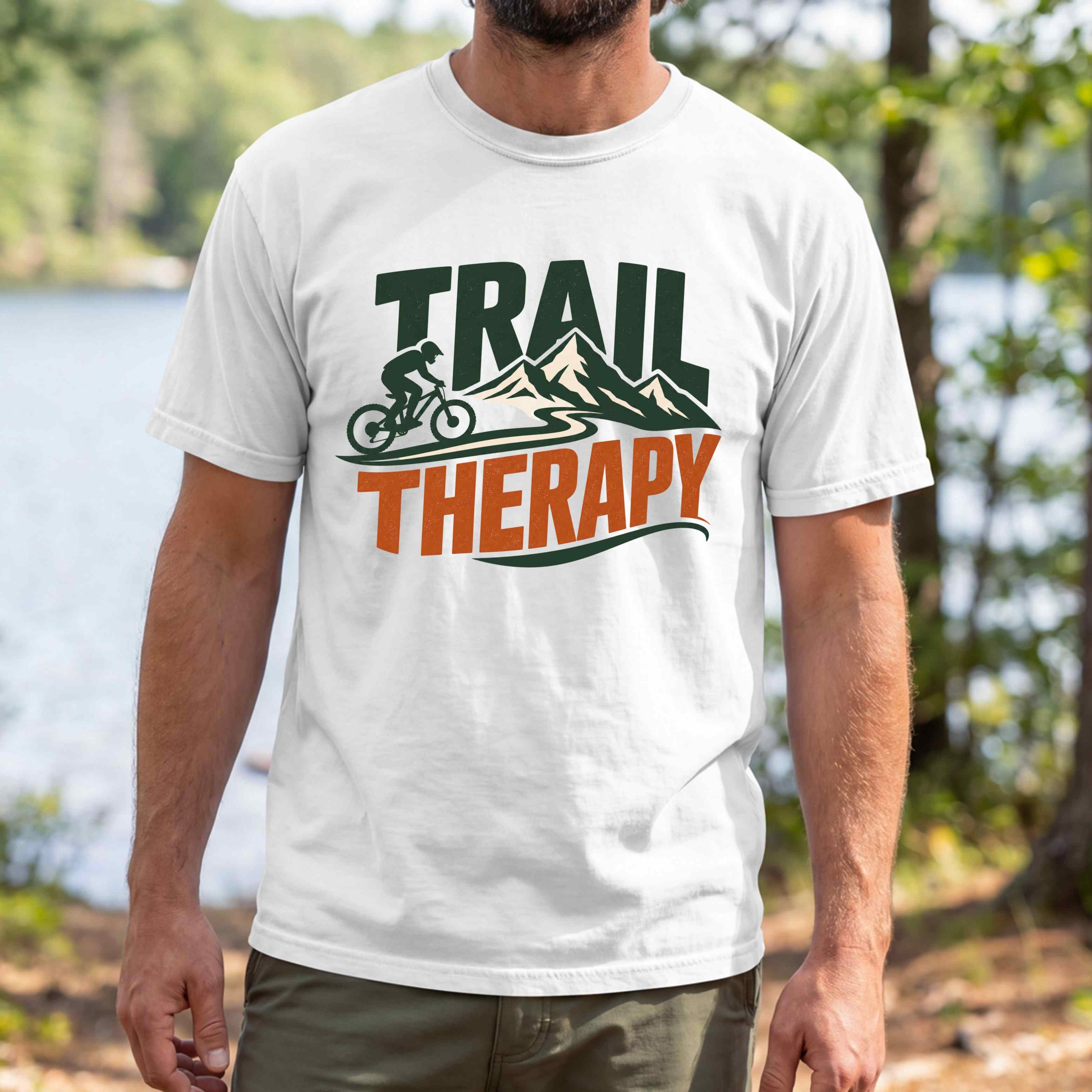 Trail Therapy T-Shirt — Mountain Biking Graphic Tee