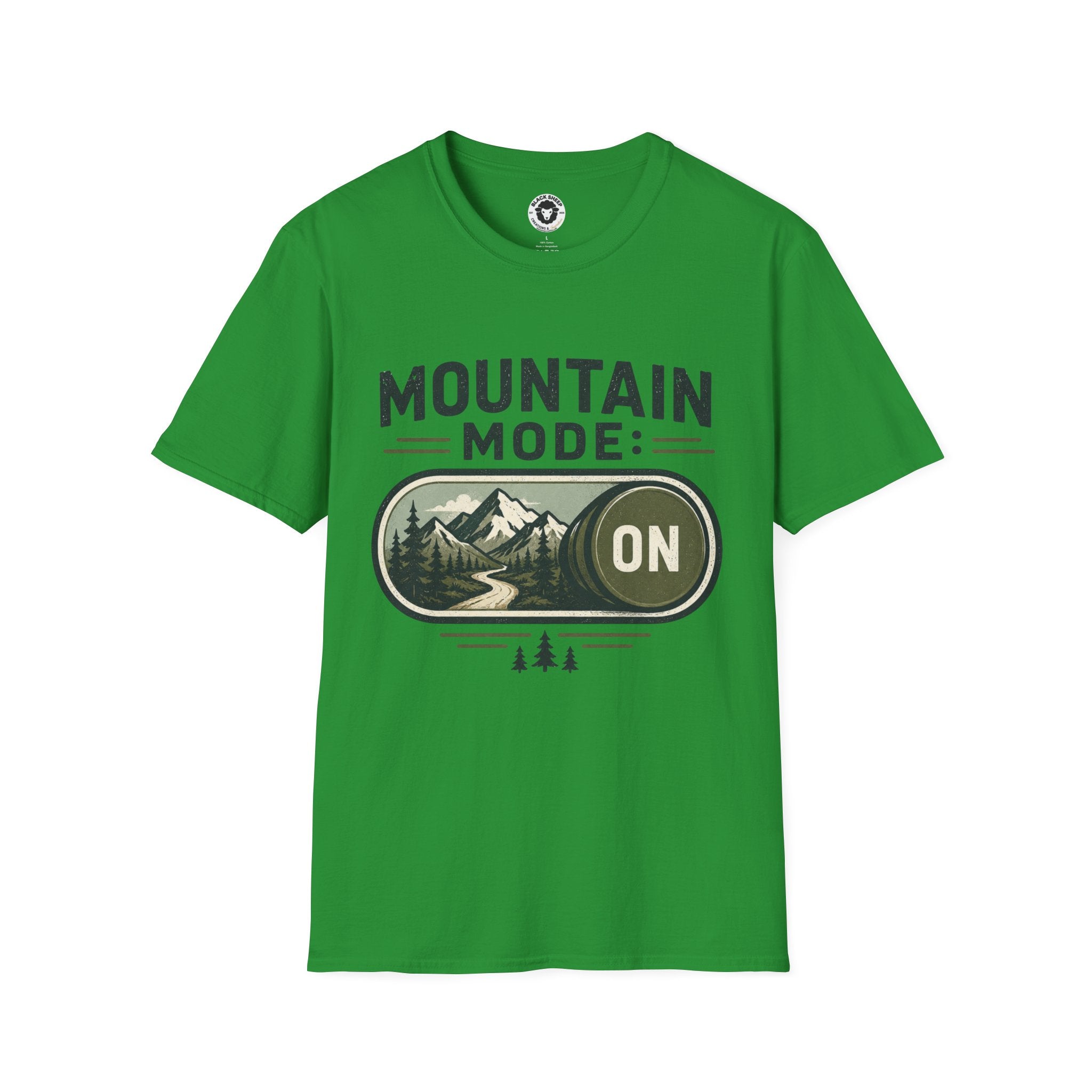 Mountain Mode On T-Shirt — Adventure Graphic Tee for Hikers & Outdoor Lovers