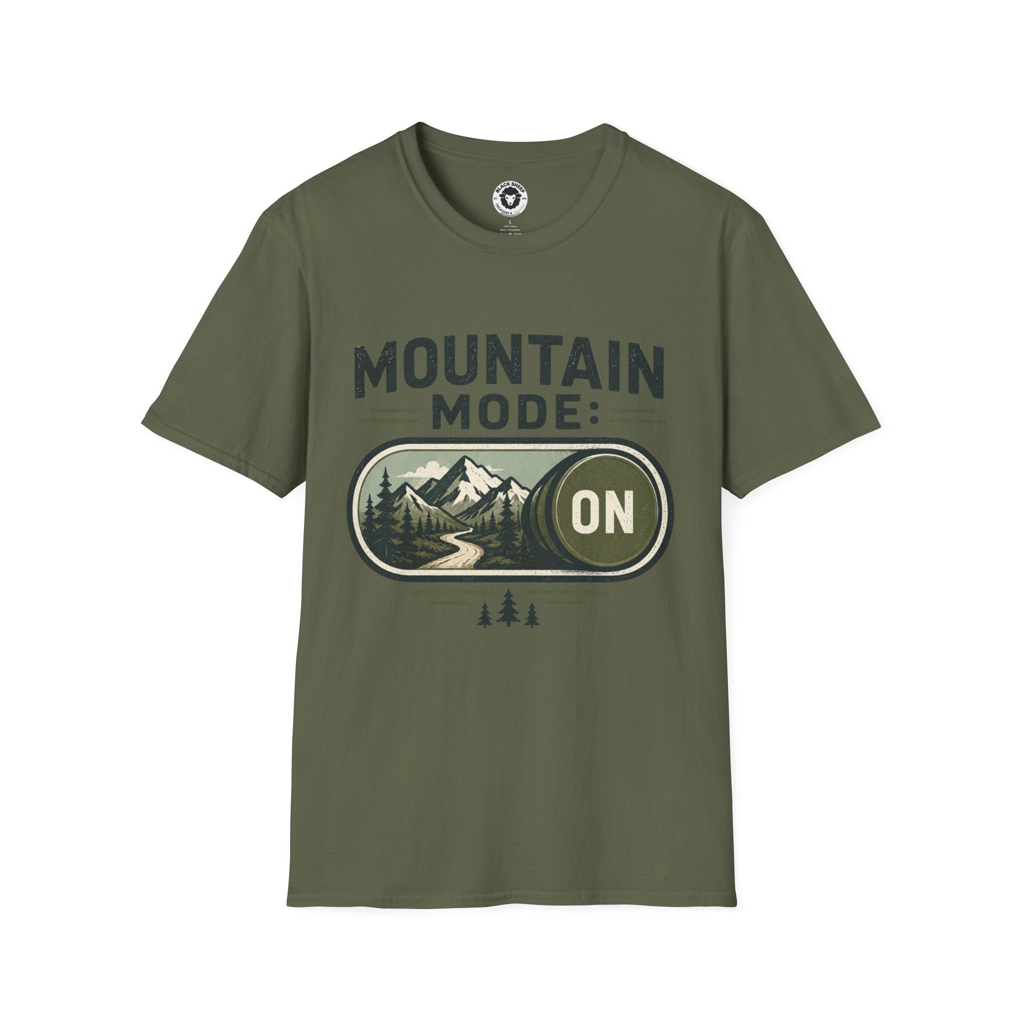 Mountain Mode On T-Shirt — Adventure Graphic Tee for Hikers & Outdoor Lovers