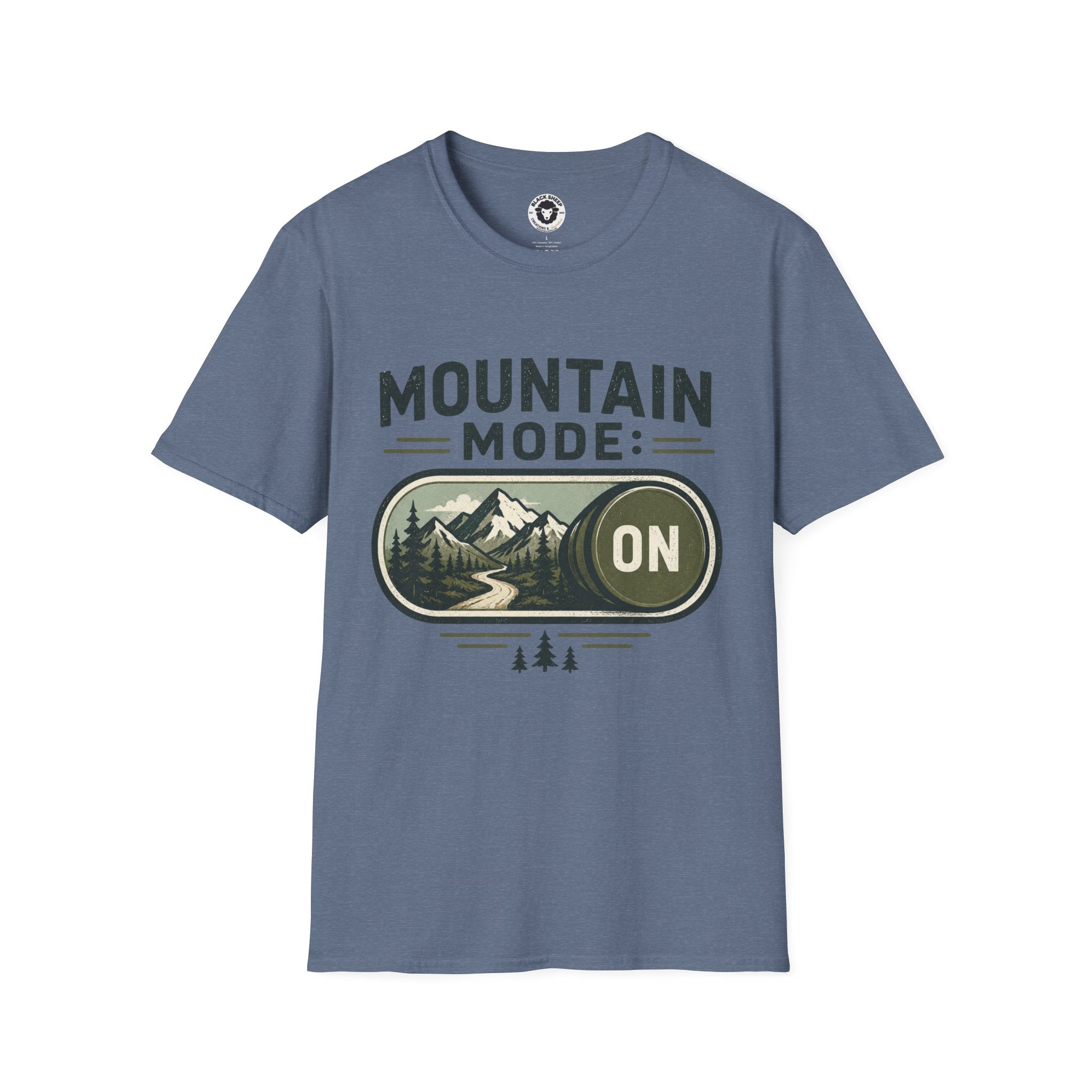 Mountain Mode On T-Shirt — Adventure Graphic Tee for Hikers & Outdoor Lovers