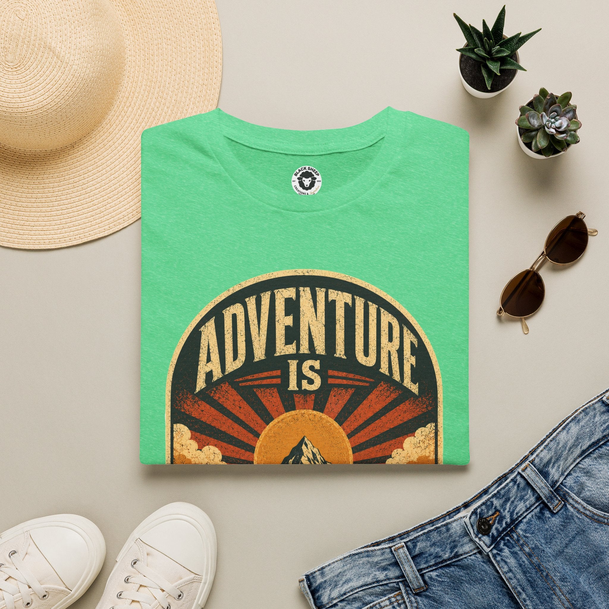 Adventure Is My Comfort Zone T-Shirt — Vintage Mountain Hiking Tee