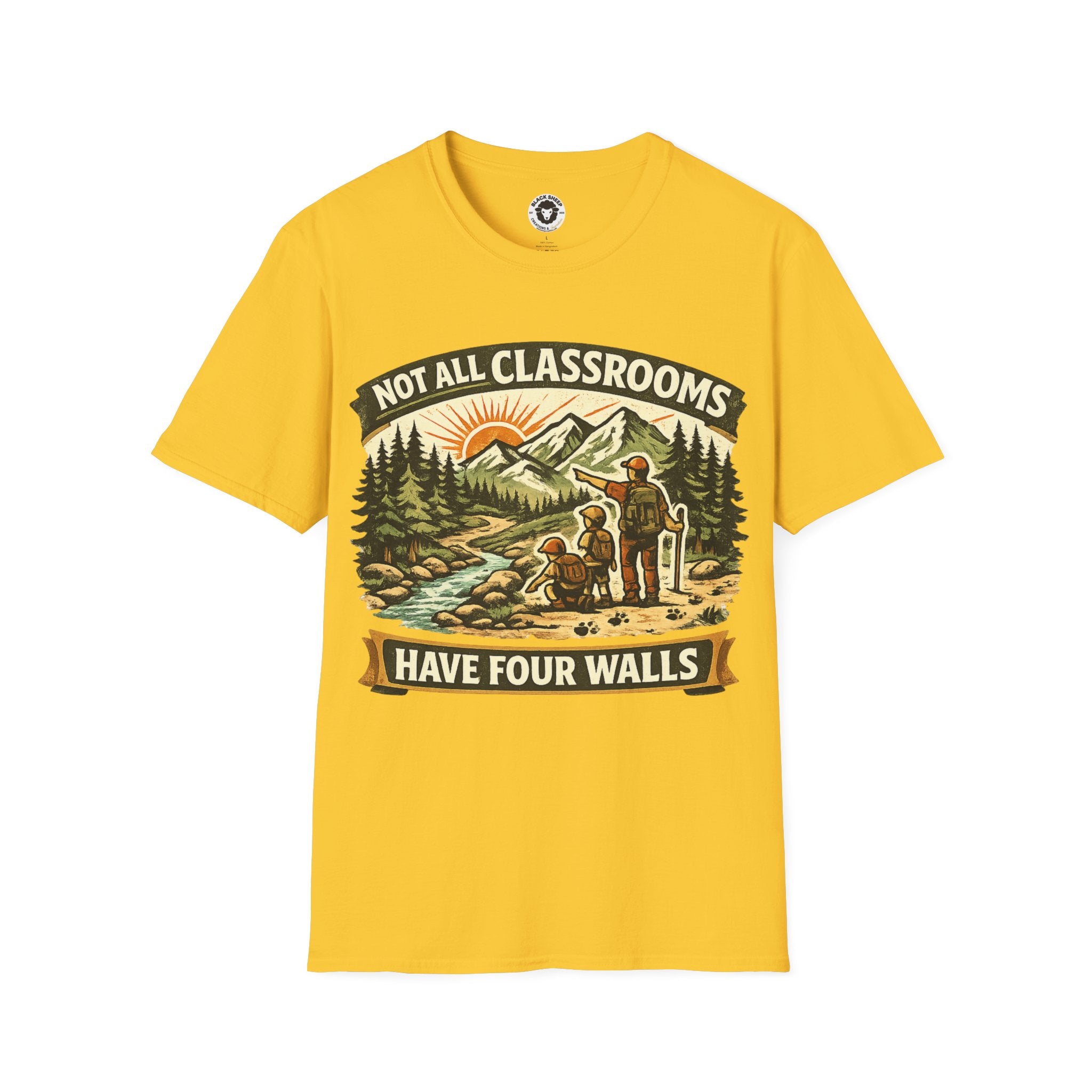 Copy of I'd Rather Be Lost T-Shirt — Adventure Compass Mountain Tee