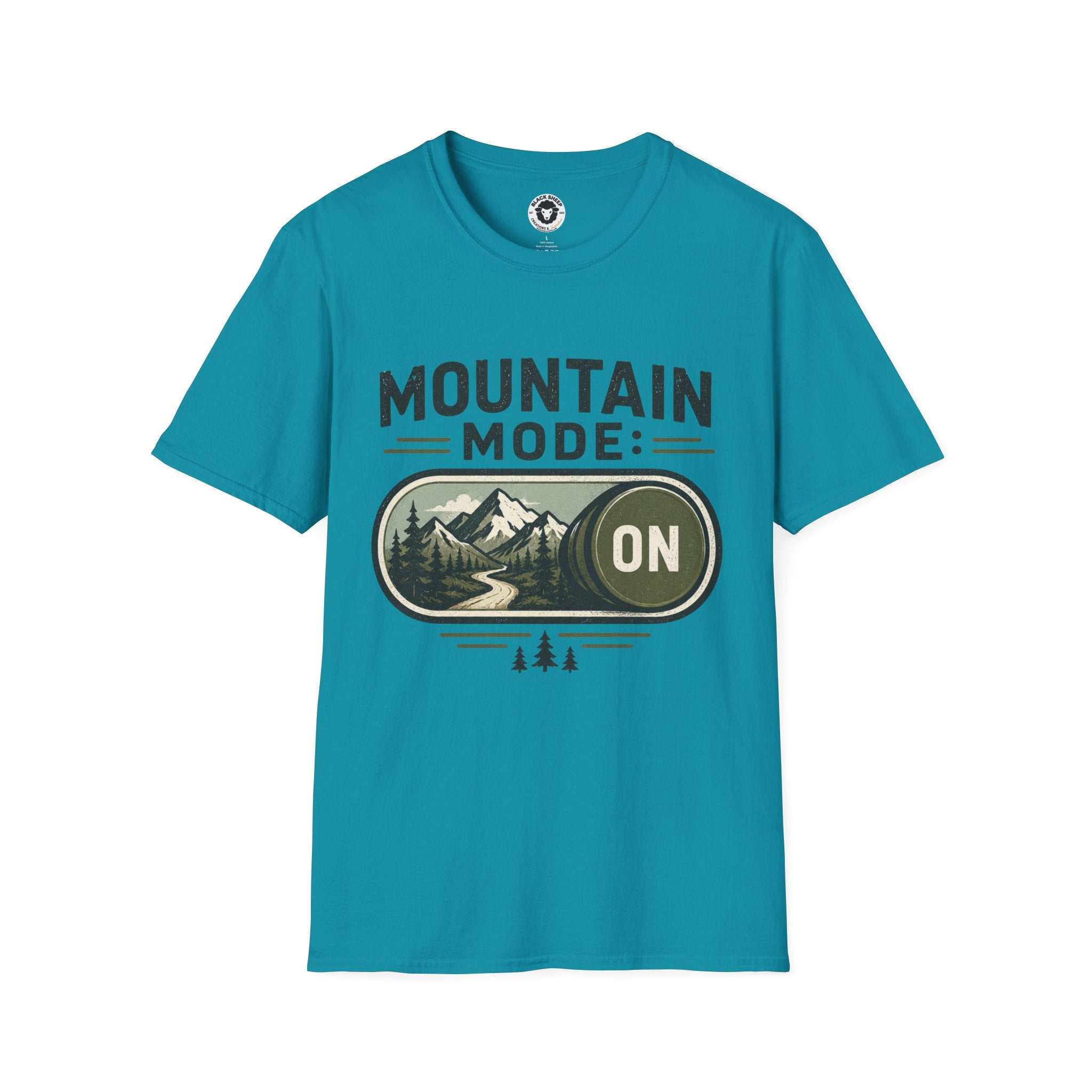 Mountain Mode On T-Shirt — Adventure Graphic Tee for Hikers & Outdoor Lovers